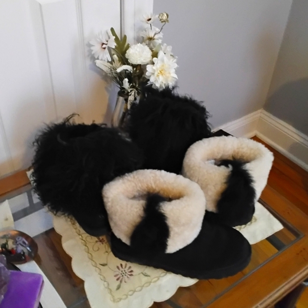 UGG Mongolian Lamb Boots Plush Comfort 9